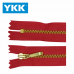 ZÍPER METAL FIXO MÉDIO DOURADO YKK MGTC 36