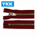ZÍPER YKK DE METAL FIXO MÉDIO NIQUELADO