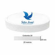 ELÁSTICO SÃO JOSÉ COLOMBE 25 C/25 MTS. BRANCO