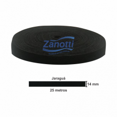 ELÁSTICO ZANOTTI JARAGUÁ 15 C/25 MTS. PRETO