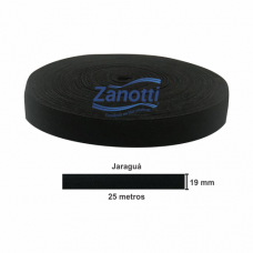 ELÁSTICO ZANOTTI JARAGUÁ 20 C/25 MTS. PRETO