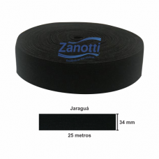 ELÁSTICO ZANOTTI JARAGUÁ 35 C/25 MTS. PRETO